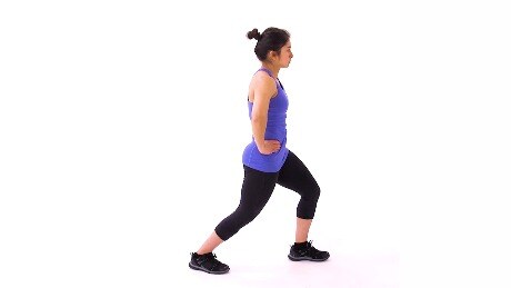 Standing hip flexor